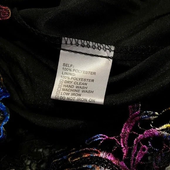 Multicolor Lace Dress - Picture 11 of 12